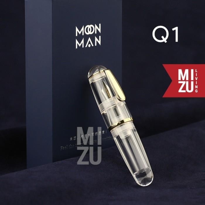 

MOONMAN Q1 Eyedropper Fountain Pen High Capacity Stainless Steel Nib Import