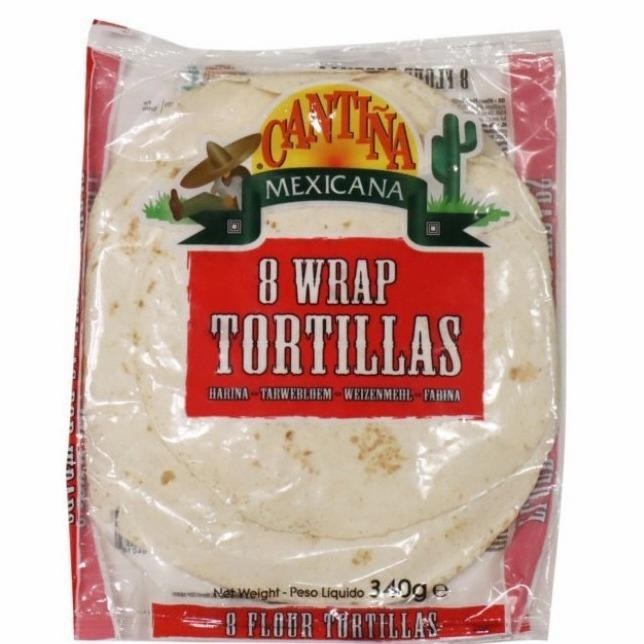

Cantina mexicana 8 wraps tortilla/ kulit kebab 20 cm TM99