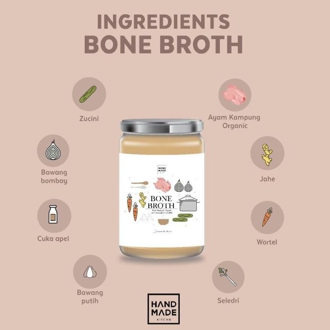 

Premium Chicken BONE BROTH / Kaldu Ayam Kampung Organic / Kaldu MPASI TF