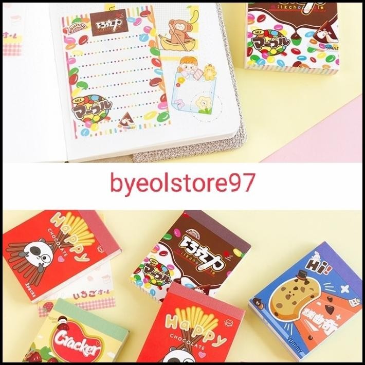 

HOT DEAL 80PCS / SET BUKU MEMO / NOTEBOOK / CATATAN / LOOSE LEAF SERI MASA KECI