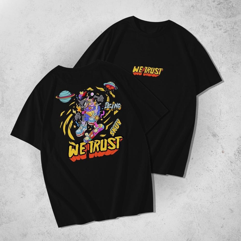 Sale Kaos Skuy Dewasa Hitam Skuy We Trust