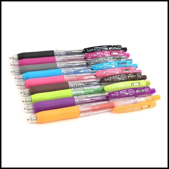 

BEST DEAL BALLPOINT GEL INK ROLLERBALL ZEBRA SARASA CLIP 0.5 MM MADE IN JAPAN
