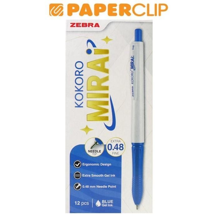 

BALLPOINT / PEN ZEBRA KOKORO MIRAI 048 ISI 12 BLUE Import