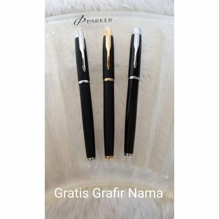 

Parker IM Black Chrome Trim RollerBall Premium + Gratis Grafir Laser Import