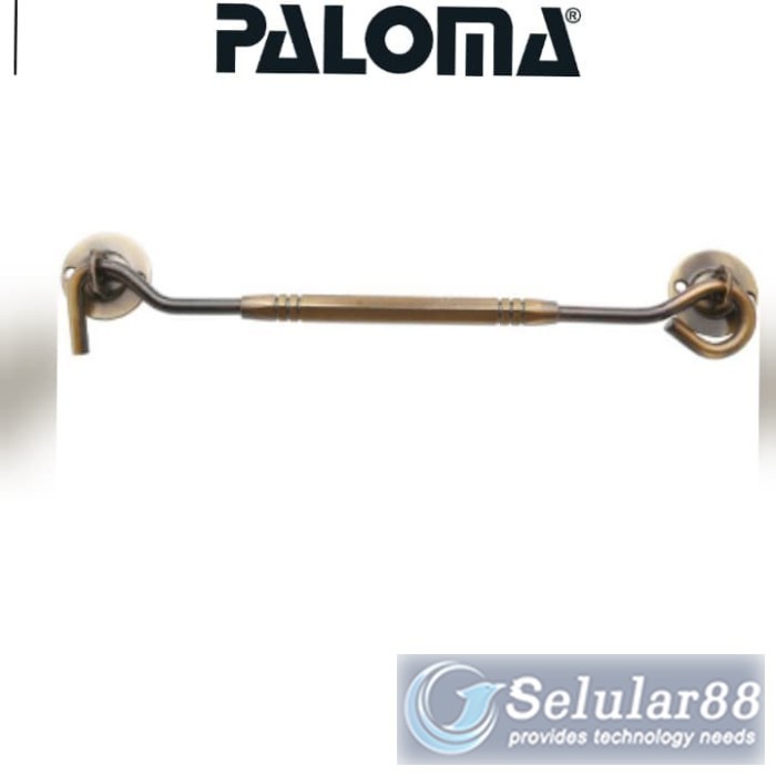 

Paloma WHP508 Window Hook 10inch Penahan Jendela Hak Angin Steel Antik