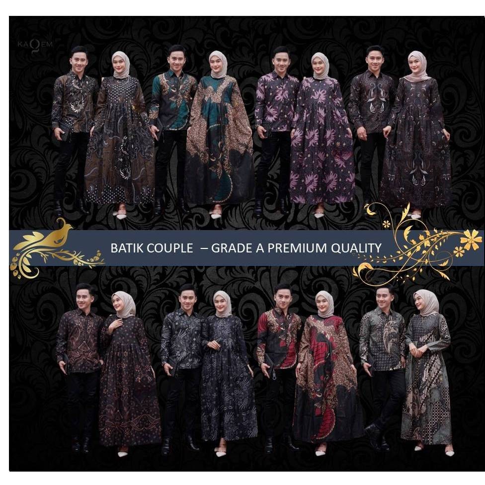 Batik Couple // NEW ARRIVAL Batik Couple Sarimbit Batik Seragam Keluarga Kemeja dan Gamis New Motif