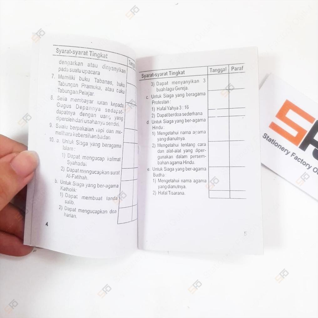 

Buku Syarat Syarat Dan Tanda Kecakapan Umum Pramuka - Sku Siaga Penggalang Penegak