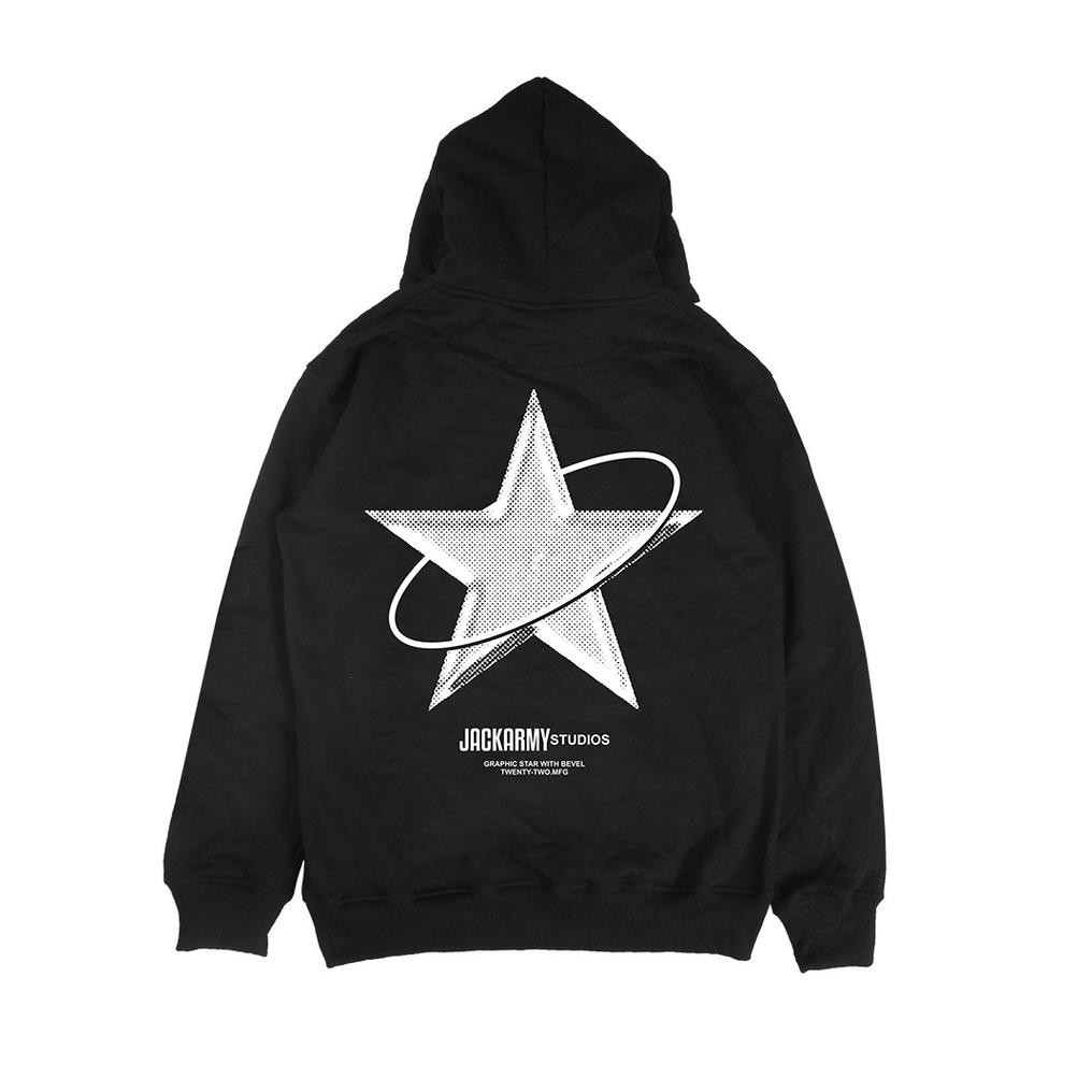 Terbaru Kaos Hoodie Jackarmy Starlights Hoodie Oversized Premium T-Shirt