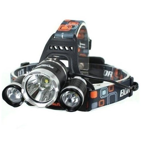 Senter Kepala Headlamp 3 LED Cree XM-L 3T6 - Cree XM-L T6 5000 Lumens