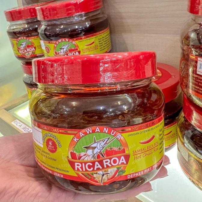 

SAMBAL IKAN ROA JUMBO 500gr/ RICA ROA KHAS MANADO MERK KAWANUA KM