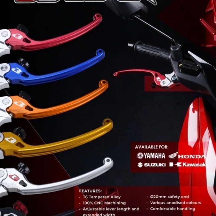 Diskon!!! Handle set Rem kopling S3 Lever by RCB HONDA Supra GTR Sonic