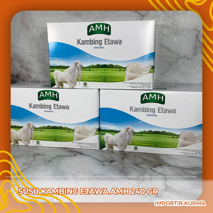 

paling diminati] SUSU KAMBING ETAWA AMH ORIGINAL BOX 240gr (10 Sachet)