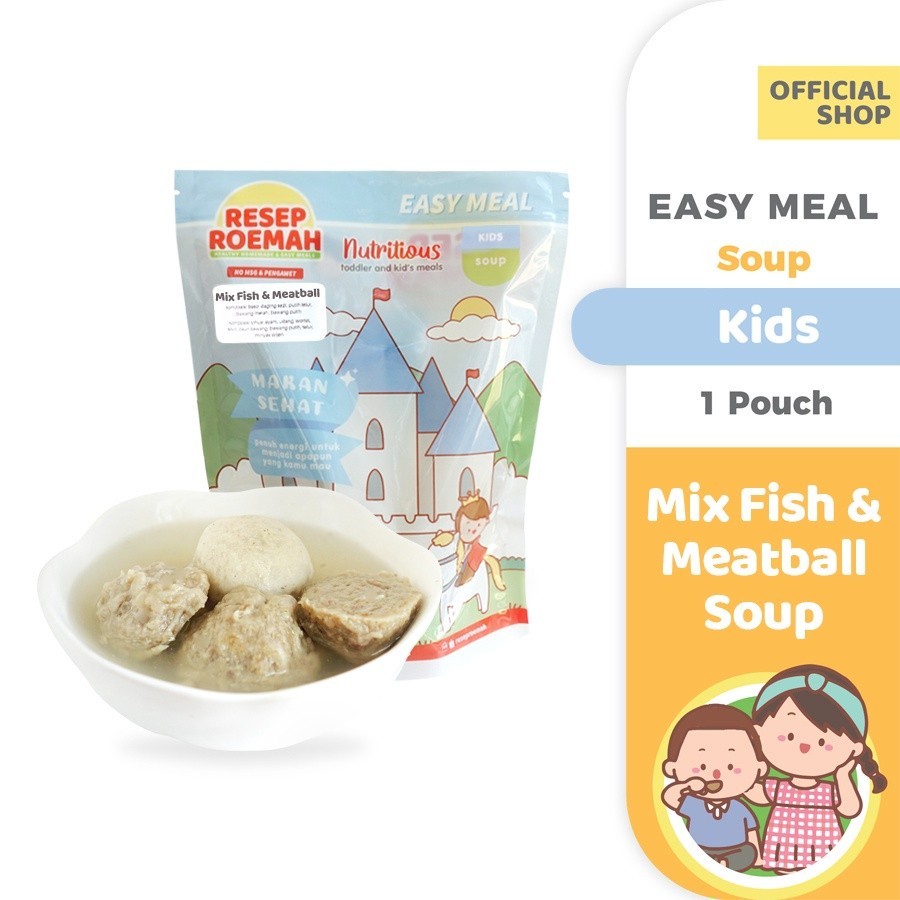 

RR Mix Fish & Meatball / Makanan Sehat Anak Balita / Kids Healthy Homemade Frozen Food / No MSG