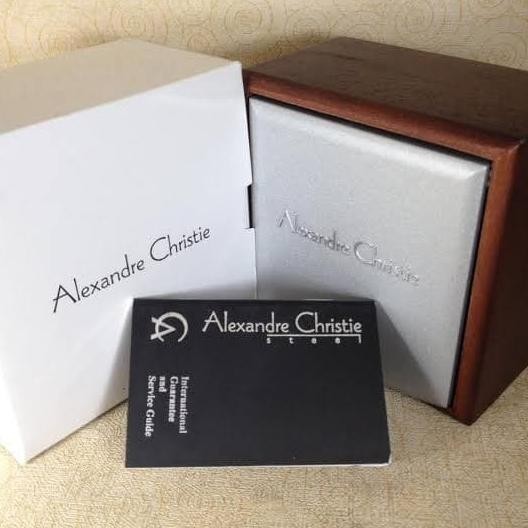 Jam Tangan Wanita Alexandre Christie Original AC2990 Brown Rosegold