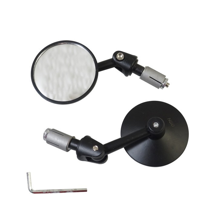 Rizoma Kaca Spion Sepion Jalu Bar End 5001 Beat Fi-Vario Karbu Hitam