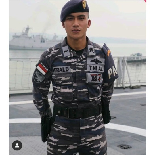 Terbaru Baju tentara anak Baju TNI AL loreng Kostum Loreng TNI Angkatan Laut