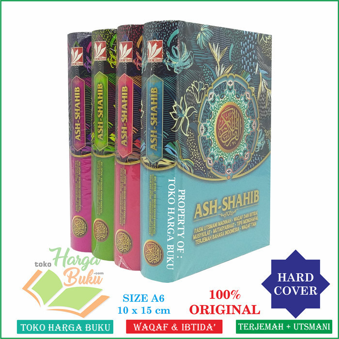 

Mushaf Al Quran Ash-Shahib A6 ORI Hard Cover Terjemah Waqaf Ibtida
