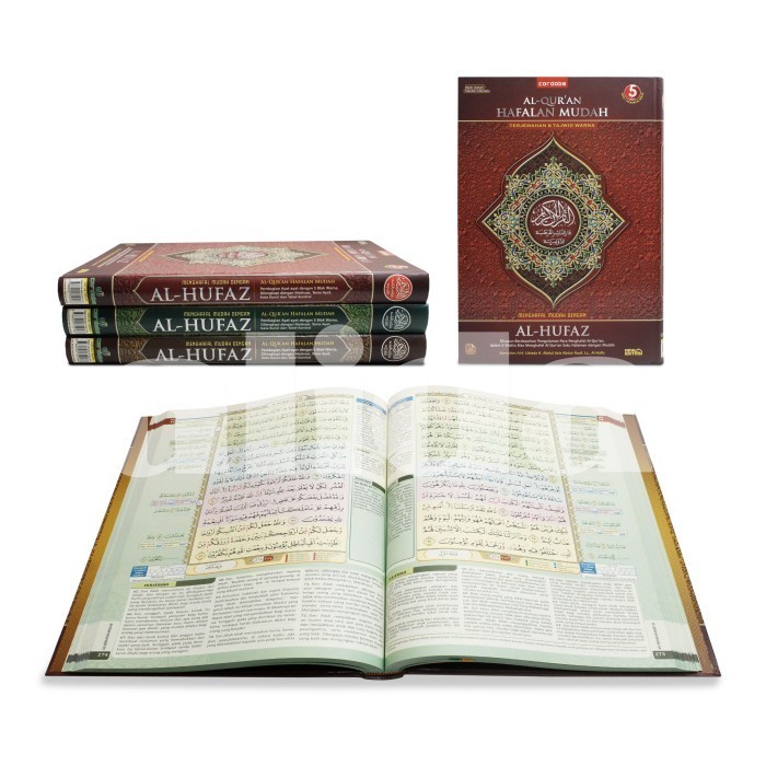 

Alquran Hafalan Terjemah Al-Hufaz uk A4 Tajwid Warna, Al-Quran Alhufaz