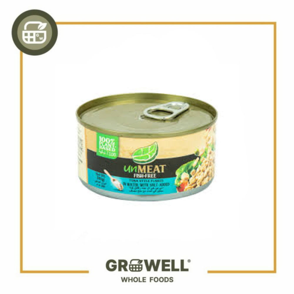 

UNMEAT TUNA STYLE FLAKES IN WATER WITH SALT ADDED 180 G
