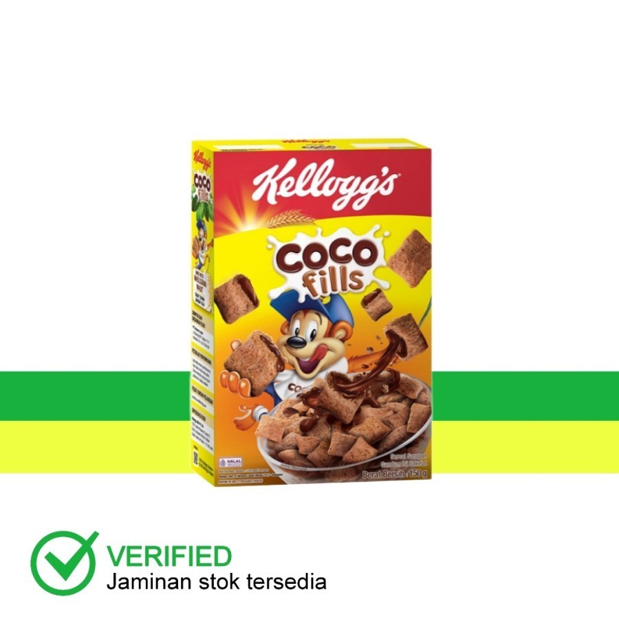 

Kellogg's Coco Fills Sereal Gandum Isi cokelat Box 150 g