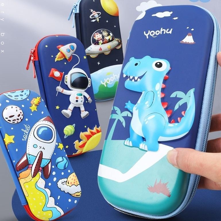 

[Promo][Cod][Gratis Ongkir] Kotak Pensil Anak Tempat Alat Tulis 3D A099