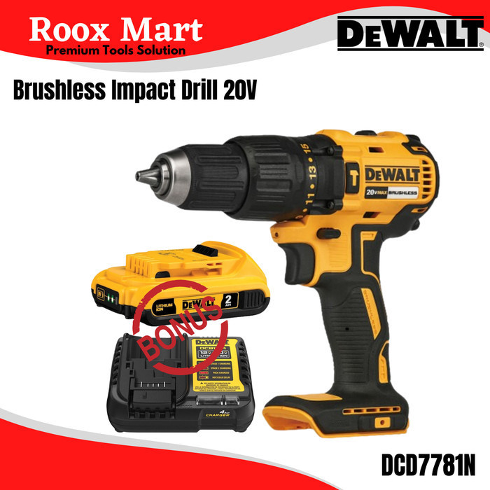 Terbaru Brushless Impact Drill Dewalt Dcd7781N Bor Impact Baterai Dcd7781 Promo Terlaris
