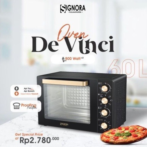 @#@#@#] Oven De Vinci / Signora Oven De Vinci Free Hadiah Langsung