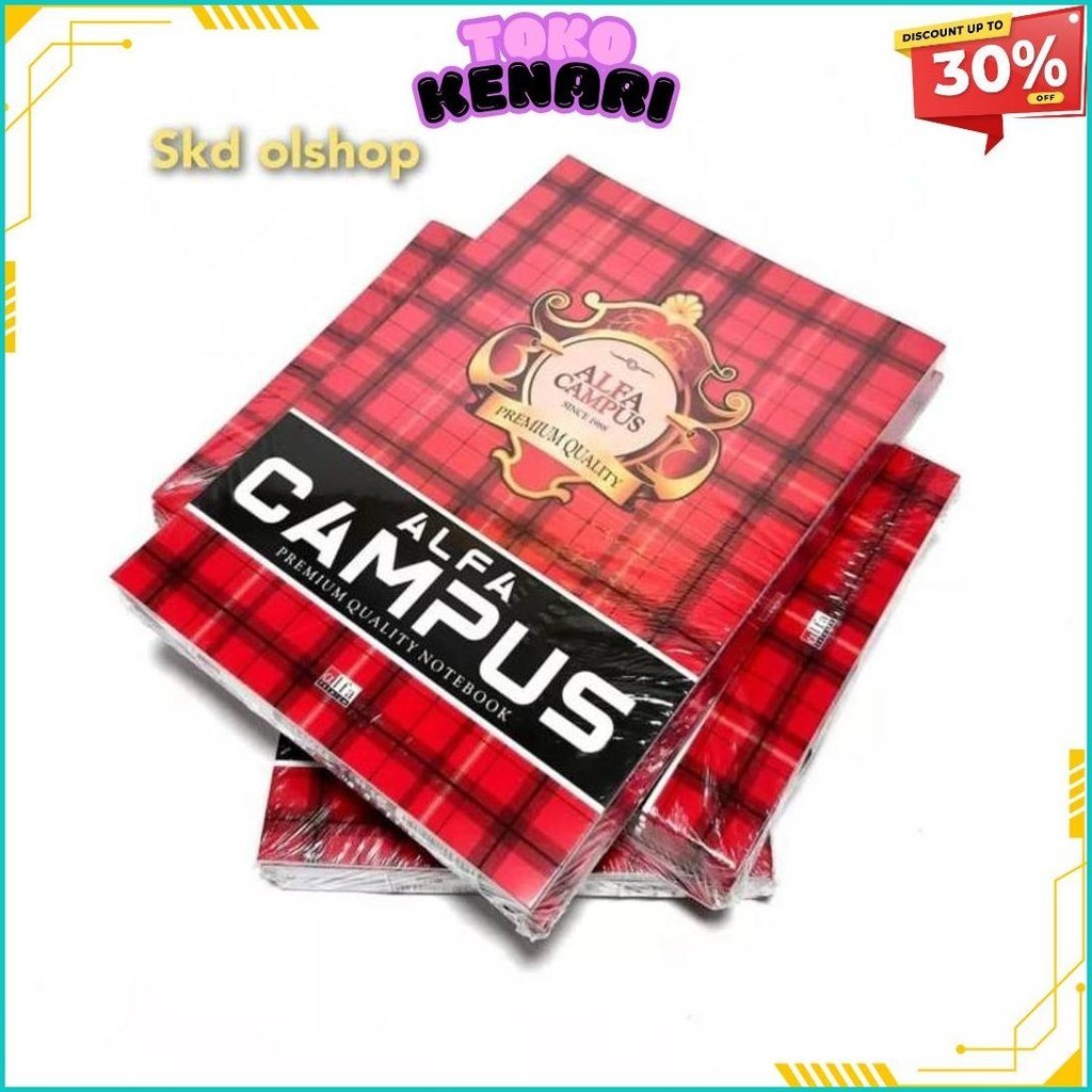 

BUKU TULIS ALFA / ALLSTAR CAMPUS UK BOXY MAXY PANJANG (ISI 5 BUKU 36 LEMBAR) ORIGINAL PRODUK