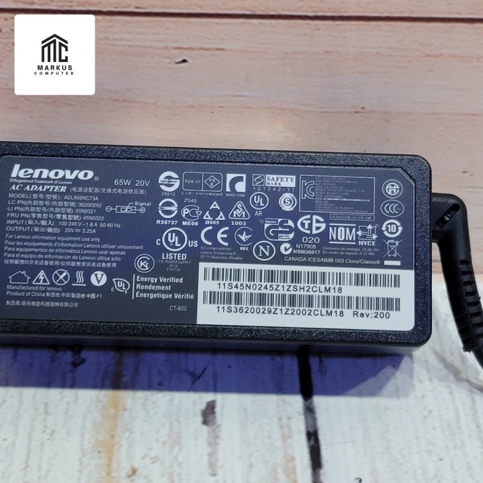 Adaftor Lenovo Usb 65 Watt Baru Cocok Untuk Laptop Lenovo Dan Pc Mini