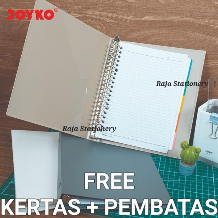 

JOYKO BINDER NOTE A5 / BUKU BINDER A5 KERTAS BUKU TULIS CATATAN NOTEBOOK KULIAH SEKOLAH GRATIS ONGKIR