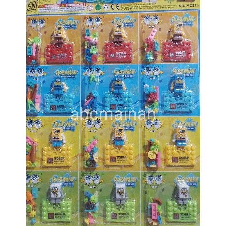 4 PCS FK LEGO SPONGEBOB BISA COD