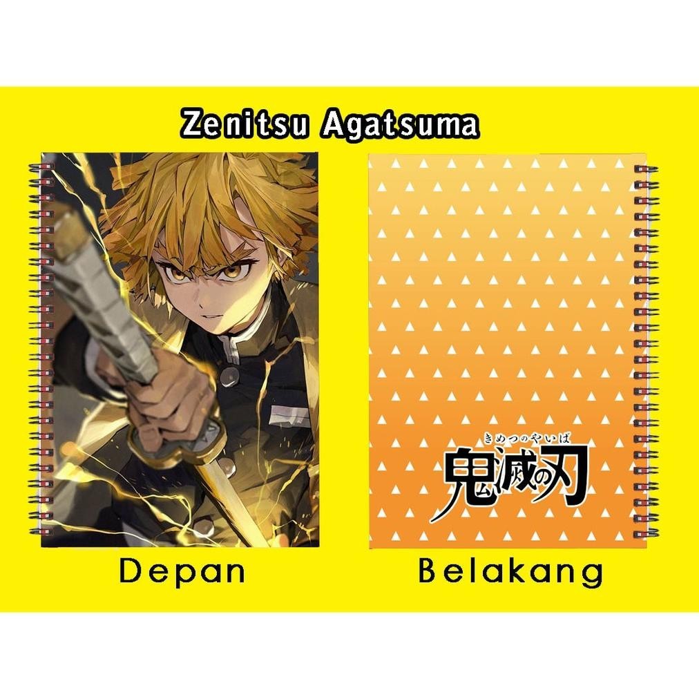 

NOTE BOOK / BUKU CATATAN / ANIME KIMETSU NO YAIBA UK A5 FULL COLOUR SIAP KIRIM