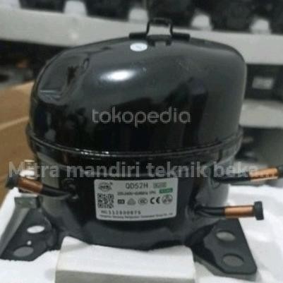 Kompresor kulkas 2 pintu 1/6 pk QD 52 H Freon R134a GRATIS ONGKIR QD52 HT