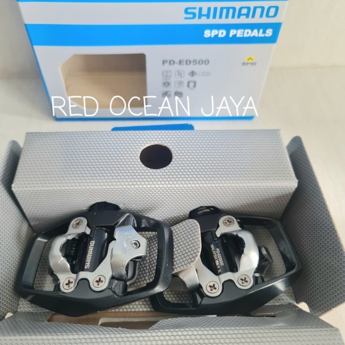 Shimano Pedal Ed500 Not M530 M520 Eh500 Dengan Cleat Sh56