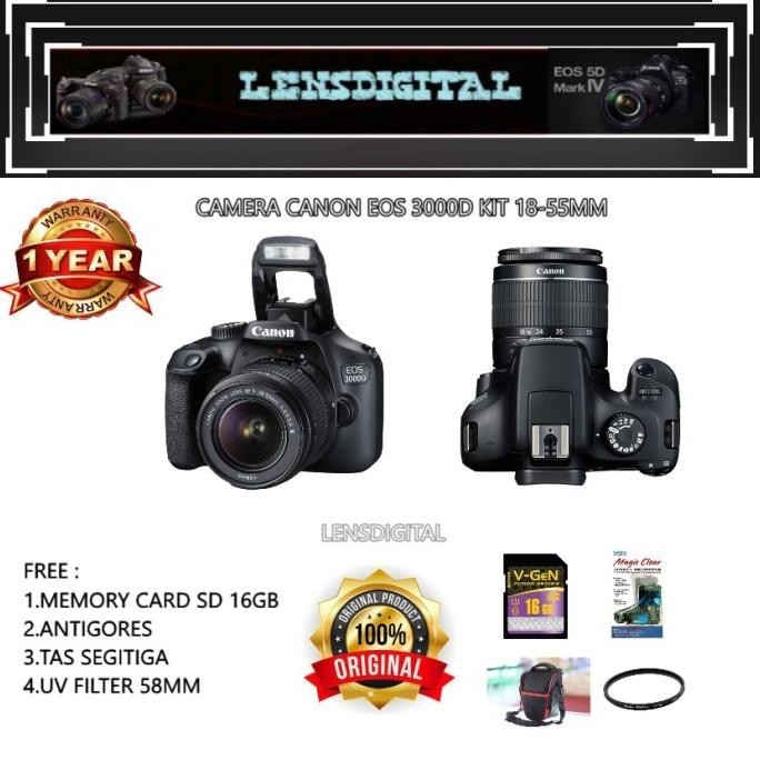 CANON 3000D KIT 18-55mm/ CANON 3000D 18-55