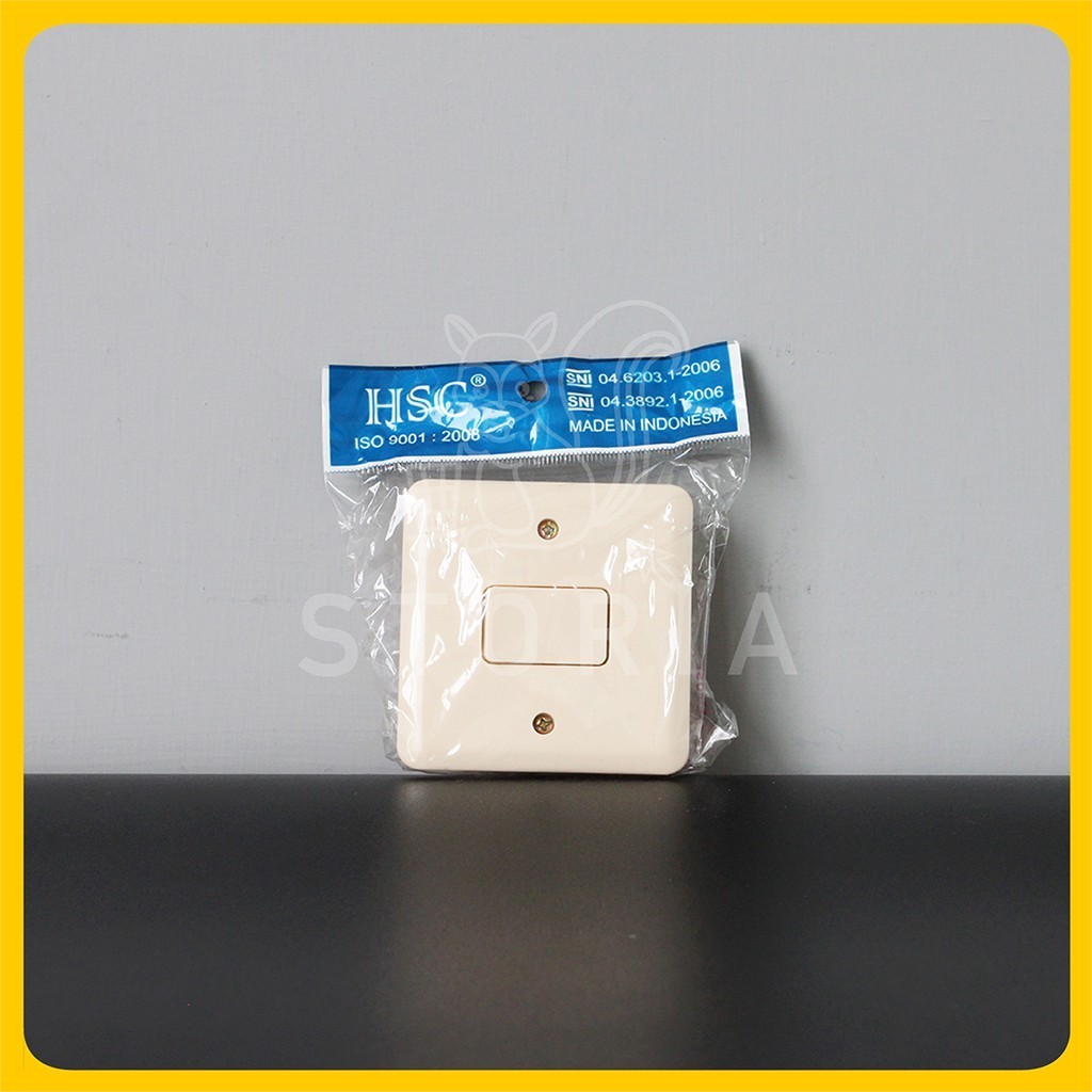 Saklar Single Saklar Engkel IB HSC Tanam tembok SNI