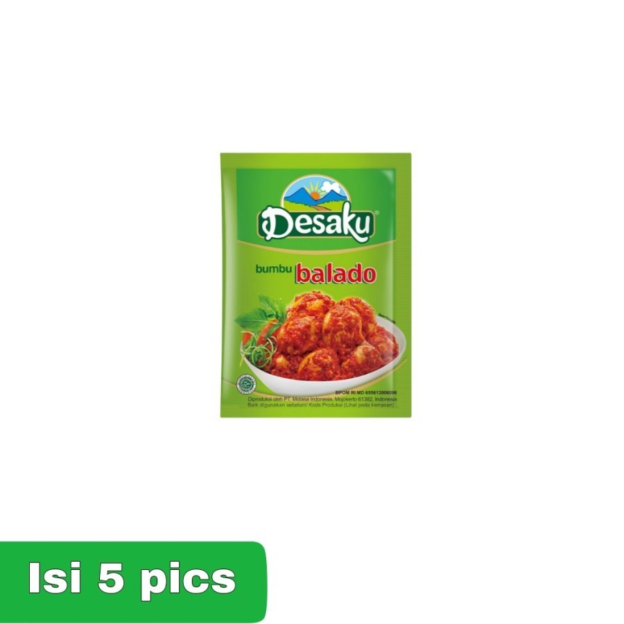 

Desaku Bumbu Instan Balado 12.5 g × 5 pcs