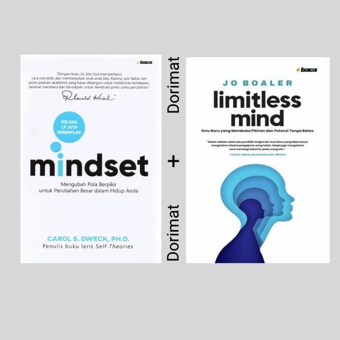 [New] (Paket Buku) Limitless Mind Jo Boaler Dan Mindset Carol S. Dweck Ph.D.