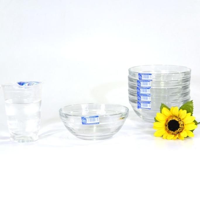 [Promo] Duralex Clear Stackable Clear Bowl/ Mangkuk 12 Cm -6 Pcs