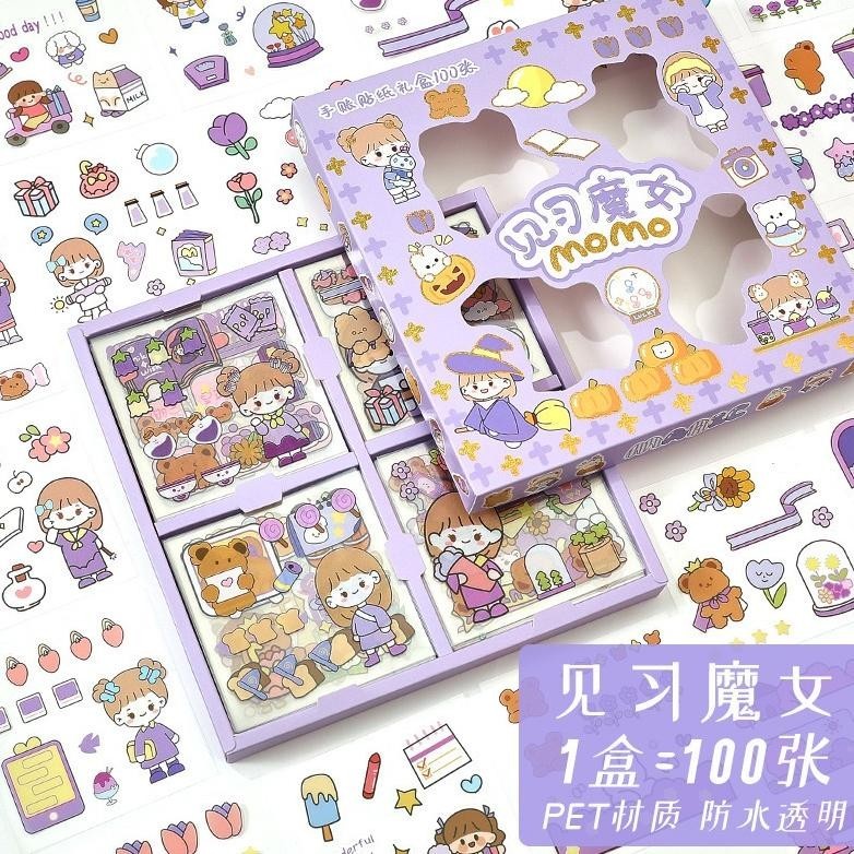 

20 Lembar Stiker Momo Stiker Tahan Air Korea Best Seller