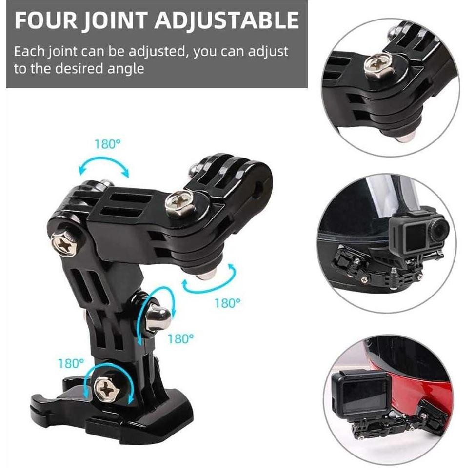 Mounting Helm Mount Helm Motor Full Face For Gopro & Action Camera
