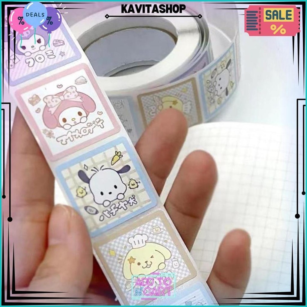 

Stiker Roll Label Lucu Isi 500 Lembar Motif Cartoon Untuk Tempel Di Box Packaging Gratis Ongkir