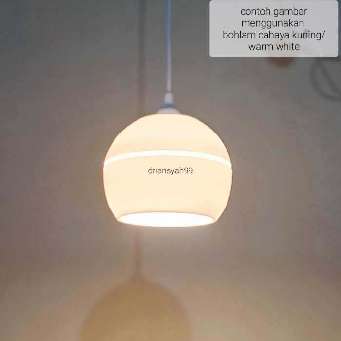 Lampu Gantung Bulat Kap Lampu Hias Fullset