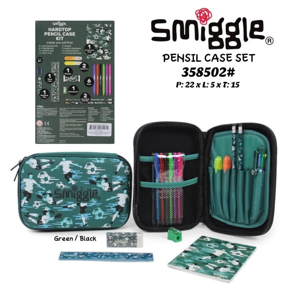 

Fs-6 Smiggle Hardtop Pencil Case Kit (Set Pencil Case Dan Isi) BisaCod