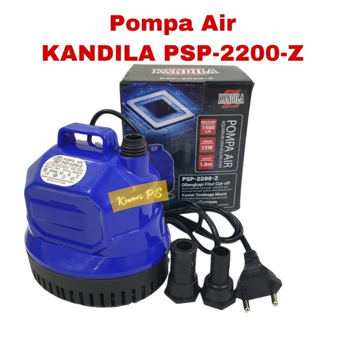 Kandila Psp2200Z Pompa Air Celup Kolam Aquarium Ikan Psp 2200Z 2200 Z