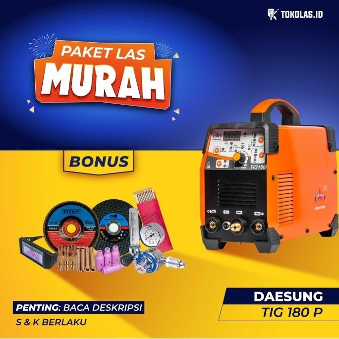 Mesin Travo Las Inverter Daesung Tig Argon Tig 180 P Tig180 Las Titik