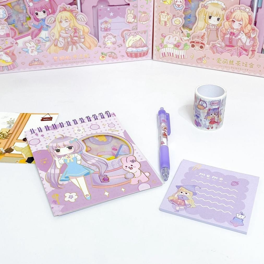 

Super Sale Paket 4 In 1 Box Sticker Kode Sh-4444 Washi Deco Tape Memo Pad Stiker Mini Cutter Set Kotak Diy Journal Art Daily Manual Cute Pattern Decorative Jurnal Scrapbook Diary Estetik Decoration Accessories Hampers Bingkisan Anak Viral