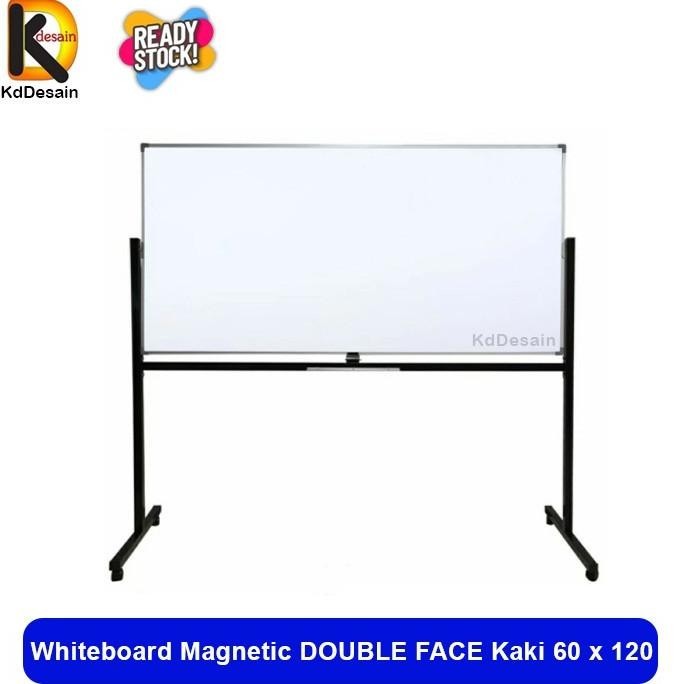 

Jual Whiteboard Magnetic Double Face Standing Kaki 60 X 120