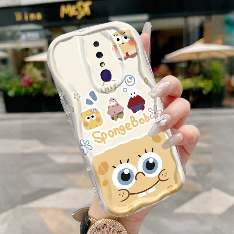 Casing Hp Untuk OPPO F11 F9 F9 Pro Realme 2 Pro Realme U1 A9 2019 A9x Case Casing SpongeBob SquarePa