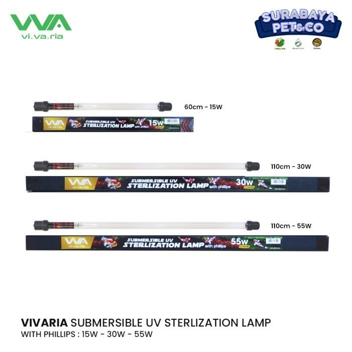 Vivaria Uvc With Phillips 55W Panjang 110 Cm- Lampu Uv Kolam/Akuarium